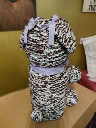 Perro artesanía lana