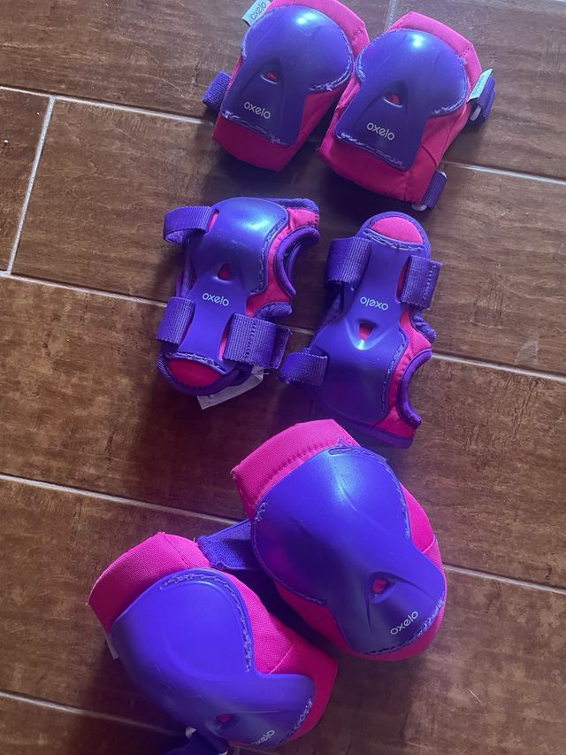 Patines con todo el conjunto y bolso incluido