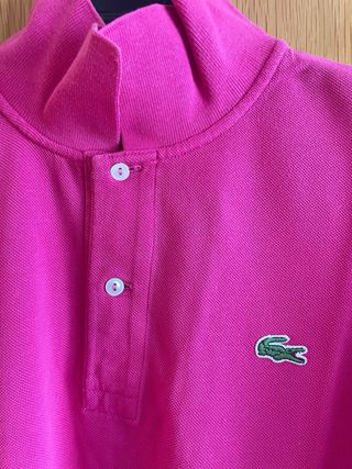Polo Lacoste rosa fucsia