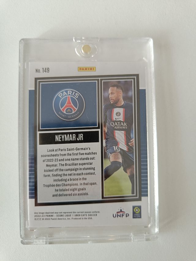 Messi and Neymar Signed Cards