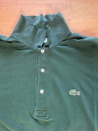Polo Lacoste de hombre verde 