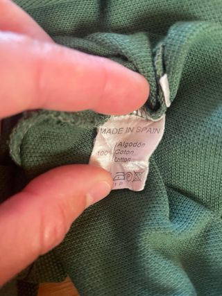 Polo Lacoste de hombre verde 
