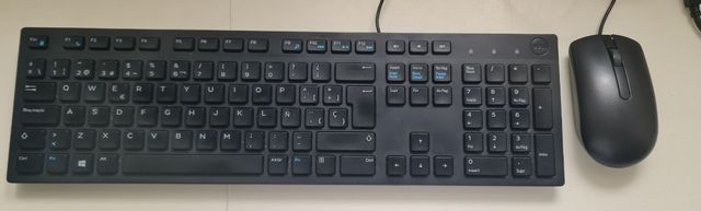 Teclado, ratón y ladrón de puertos USB