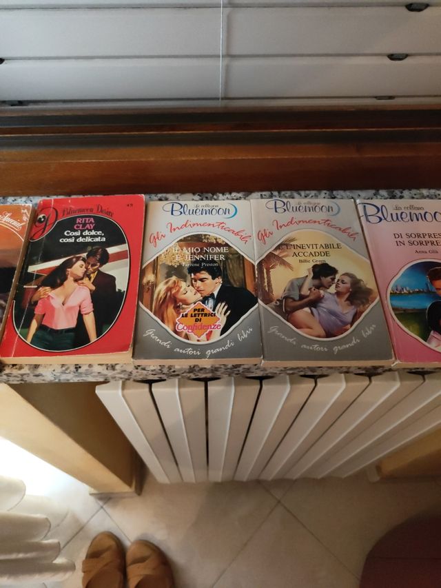 5 libri collana Bluemoon