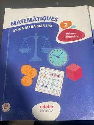 Matematiques 2 primaria edebe (1, 2 y 3 trimestre)