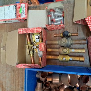 Piezas para instalac frio y aire acondicionado