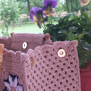 Borsa all'uncinetto