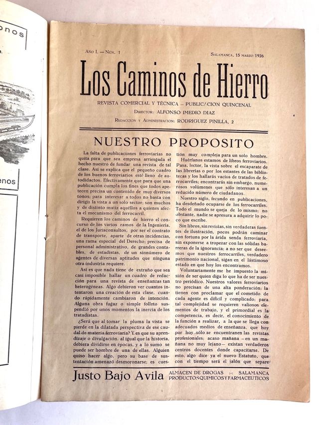 LOS CAMINOS DE HIERRO 1