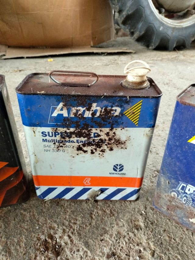 Latas aceite coleccion