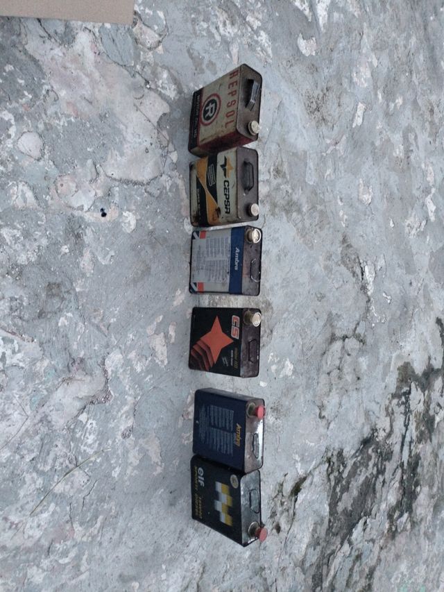 Latas aceite coleccion