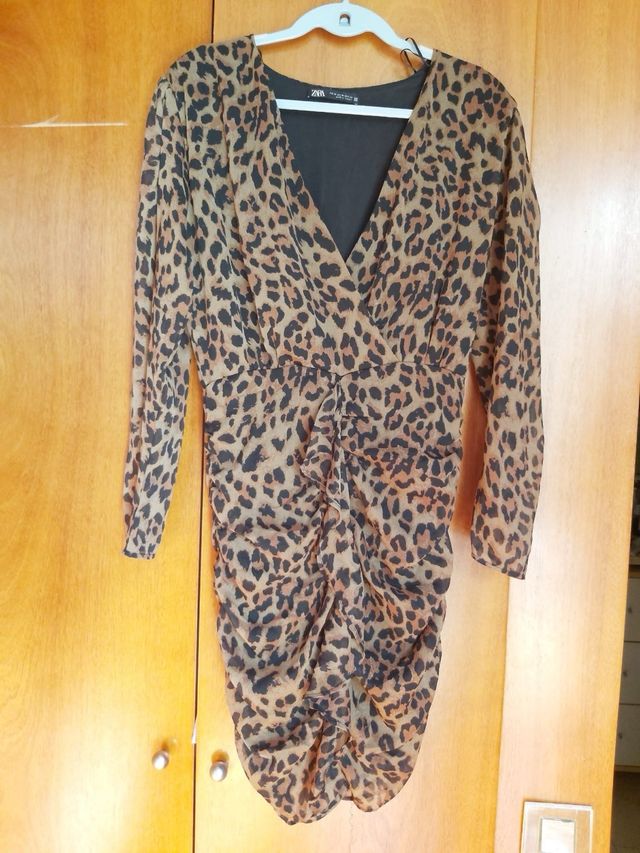 Vestido leopardo Zara