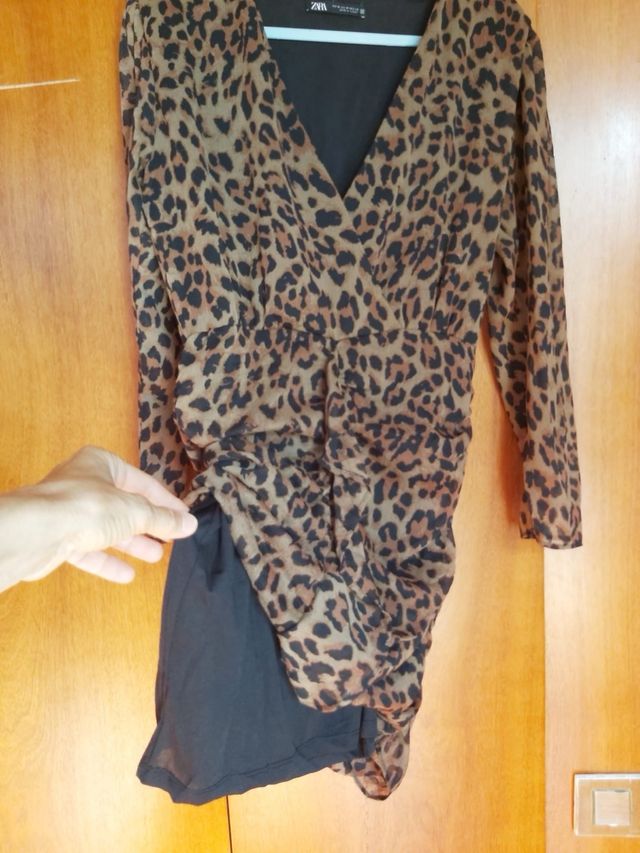 Vestido leopardo Zara