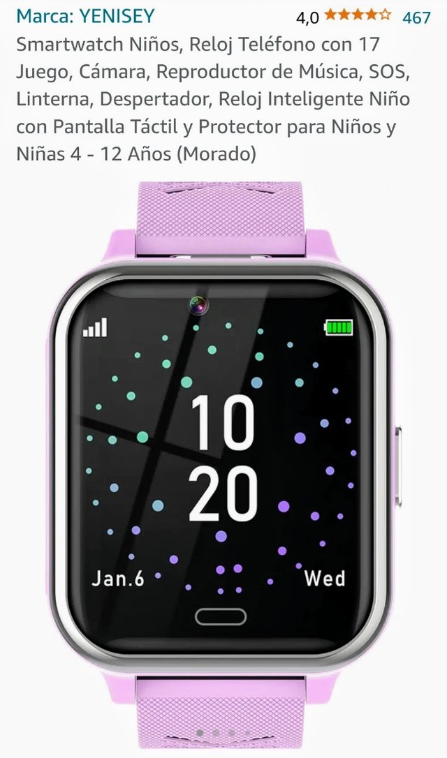RELOJ ( SMARTWATCH ). NIÑA