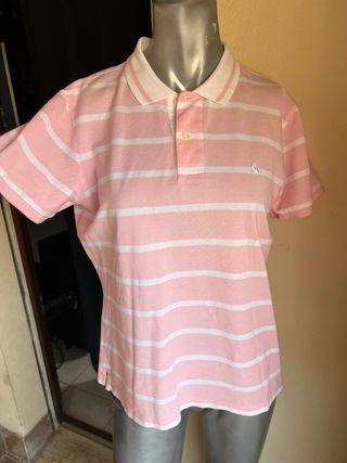 Polo ralph lauren vintage rosa bianca L