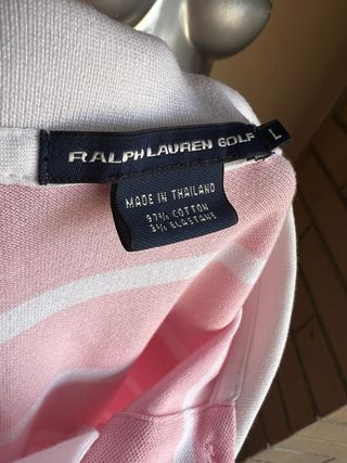Polo ralph lauren vintage rosa bianca L