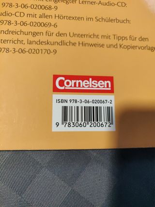 Libros texto Alemán 2° ESO prima A1 Cornelsen