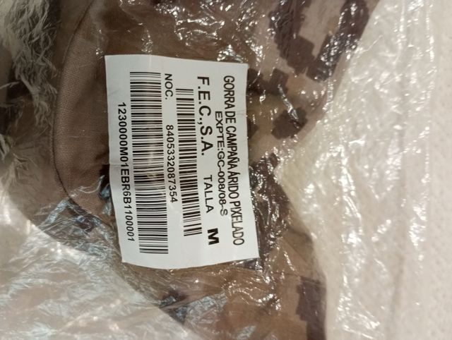 Gorra árido pixelado nueva