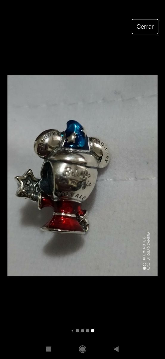 Charm Pandora Mickey  aprendiz de brujo