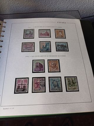 Sellos de España usados años completos