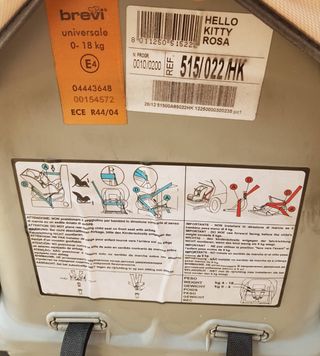 Sedia per bambini Brevi da 0 a 18 chili 