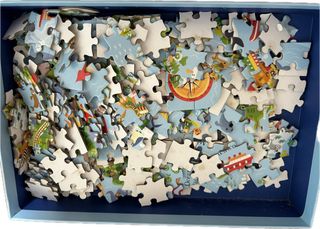Libro y puzzle Atlas Mundial