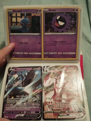 Album lleno de cartas Pokemon
