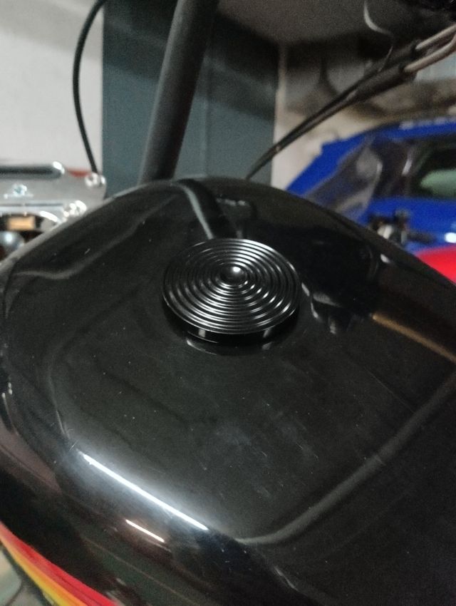 TAPON HARLEY BLACK CHOPPER