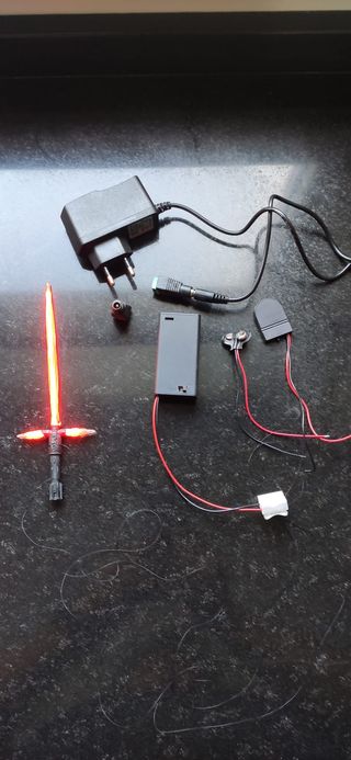 SABLE LASER LED ESCALA 1/6 LIGHTSABER STAR WARS