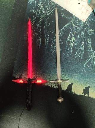 SABLE LASER LED ESCALA 1/6 LIGHTSABER STAR WARS