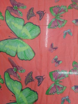 Oferta foulard de gasa naranja fluor