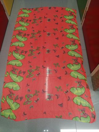 Oferta foulard de gasa naranja fluor