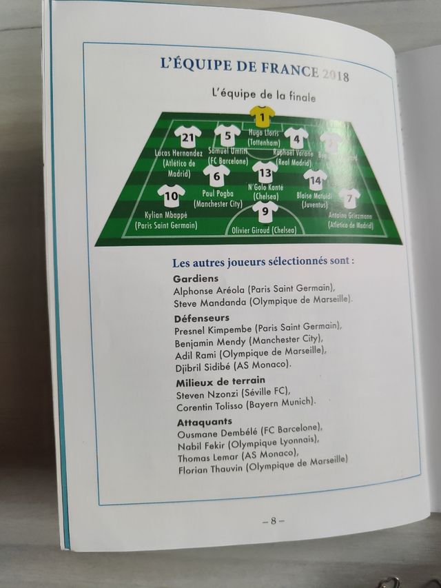 Libro La fabuleuse aventure des Bleus