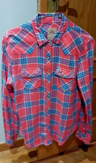 Camisa cuadros Hollister