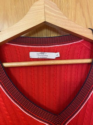 Jersey rojo Thomas Burberry