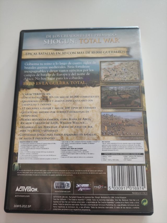 Pack Medieval total war juego pc