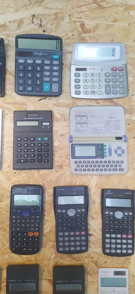 Lote calculadoras...CITIZEN,CASIO,ETC...