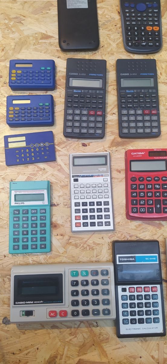 Lote calculadoras...CITIZEN,CASIO,ETC...