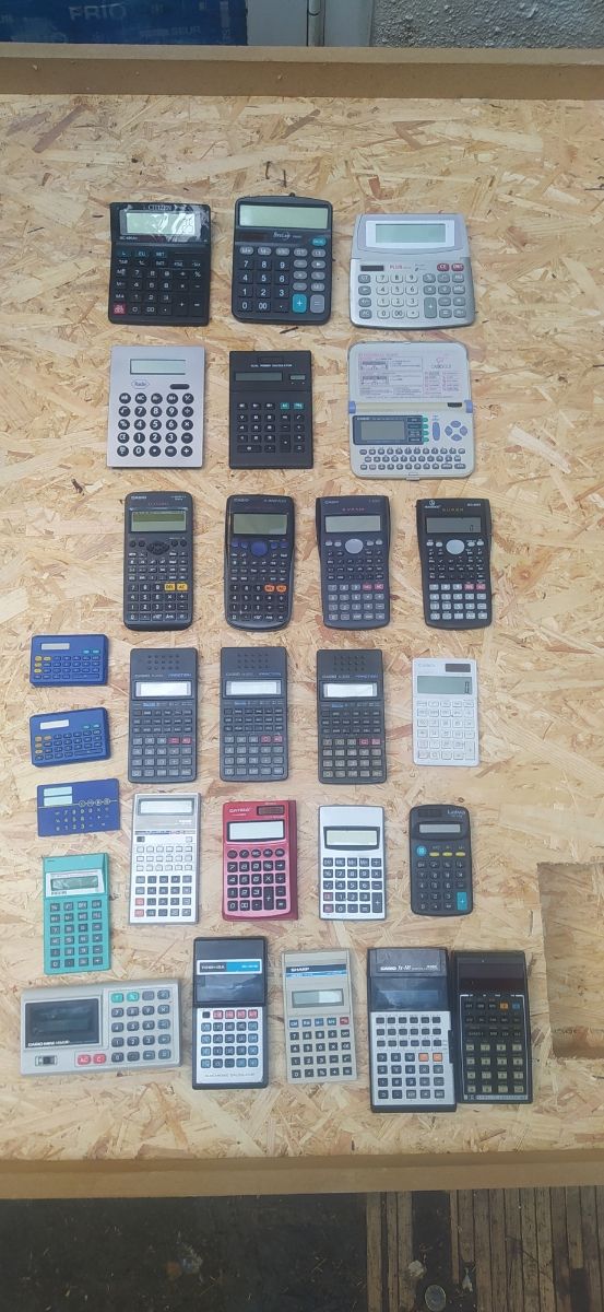 Lote calculadoras...CITIZEN,CASIO,ETC...