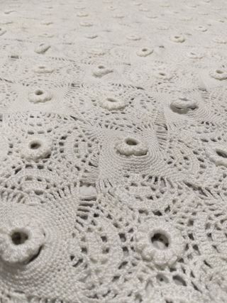 Colcha ganchillo cama grande