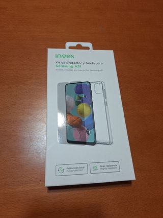 Protector + funda Galaxy A51