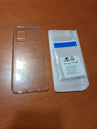 Protector + funda Galaxy A51