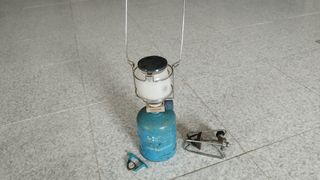 HORNILLA Y LÁMPARA CAMPING 
