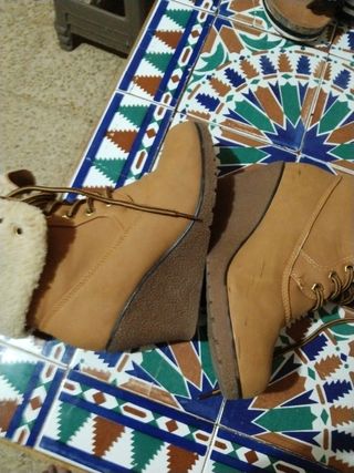Botines de mujer cuña 