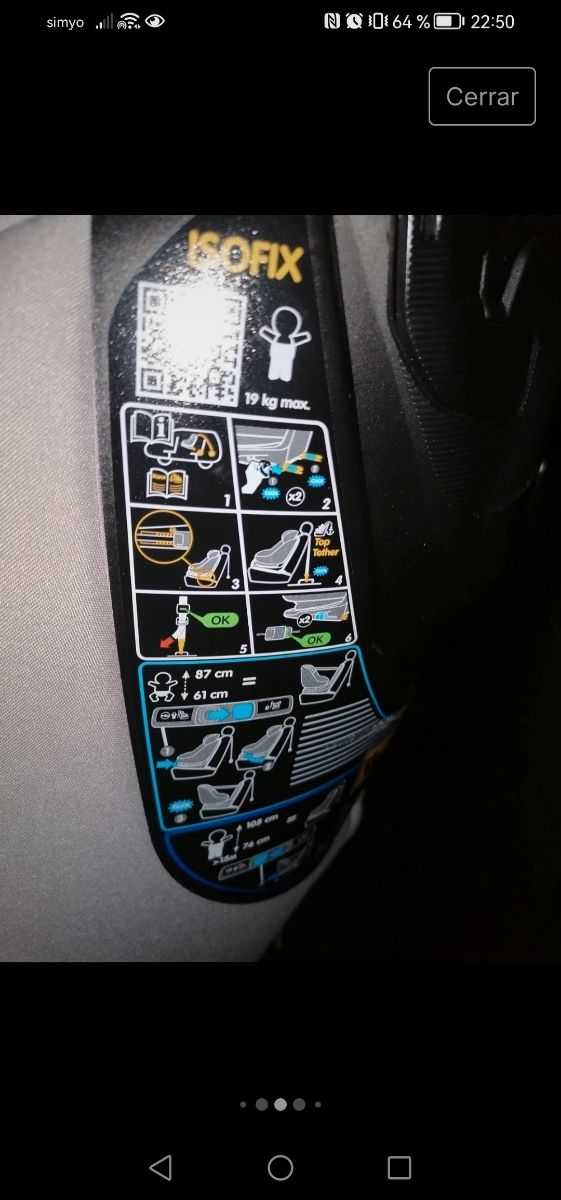 Asiento coche bebe confort AxissFit (NUEVO)