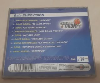 CD OT Gala Eurovision. Rosa, Bisbal,..
