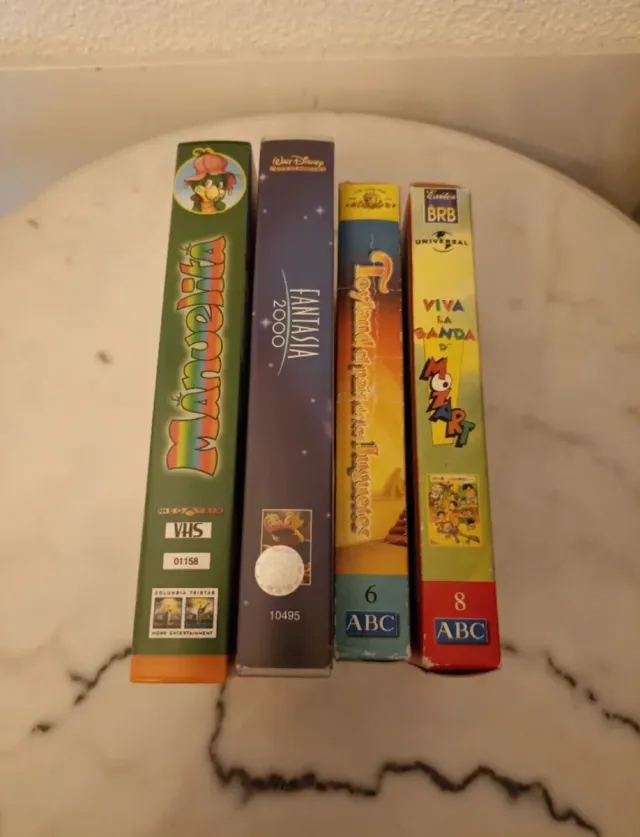 Lote Cine Infantil Películas Niños VHS Fantasia
