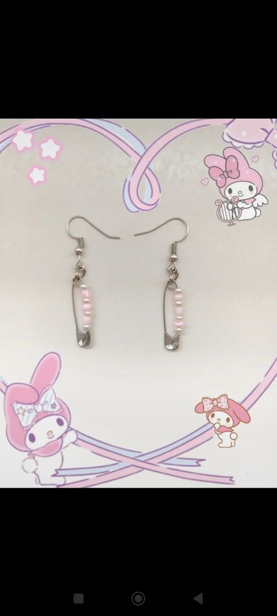 Pendientes coquette hechos a mano