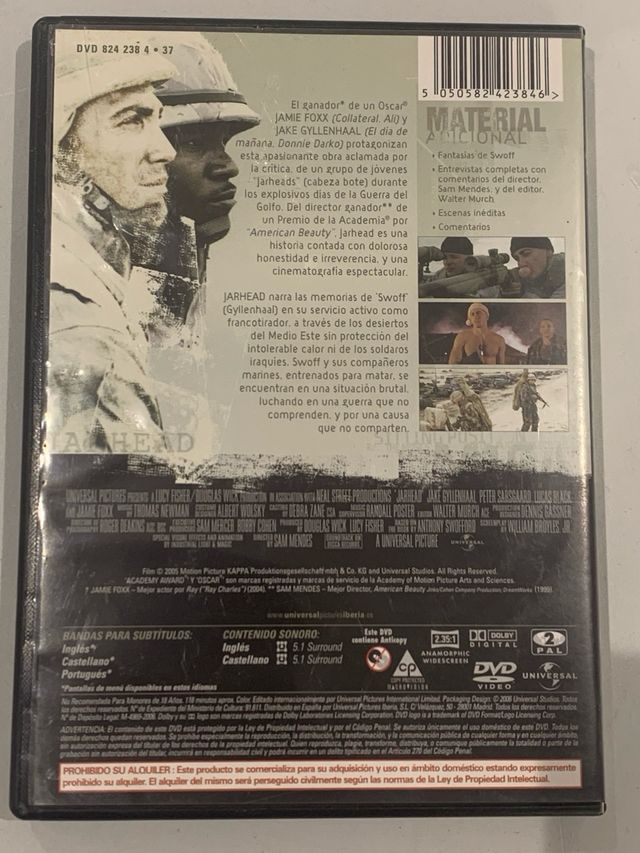 Jarhead dvd película