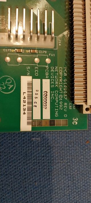Procesador MOTOROLA 88100 RISC con placa