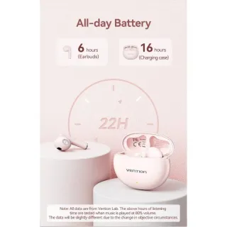 Auriculares Bluetooth Vention ELF 06 NBKB0